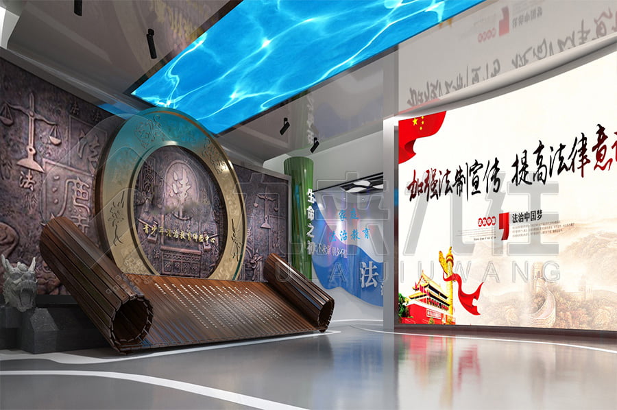 禁毒宣傳基地效果圖設(shè)計(jì)，聲光電禁毒展廳方案設(shè)計(jì)，禁毒防艾教育展館施工單位
