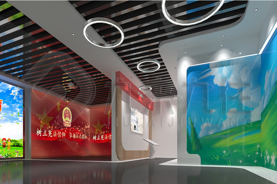 法制宣傳教育館，普法教育，展廳設(shè)計，多媒體設(shè)備