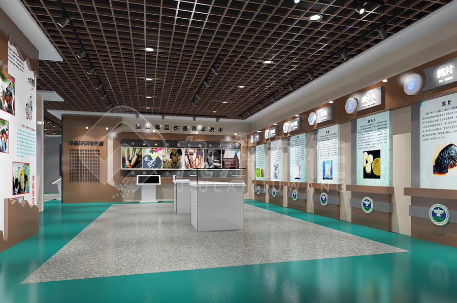 禁毒展廳施工方案，數(shù)字化禁毒展廳設(shè)計(jì)布局，禁毒展館方案設(shè)計(jì)公司