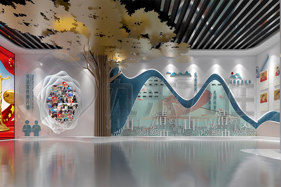 法制示范平臺展廳正是為了加強(qiáng)法治文化的傳播與教育而誕生