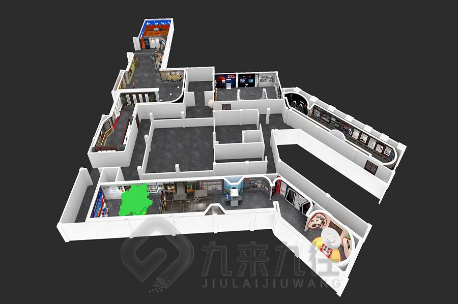 智慧禁毒教育展覽館設(shè)計,數(shù)字化禁毒展館施工方案,九來九往高科技展覽館建設(shè)計公司